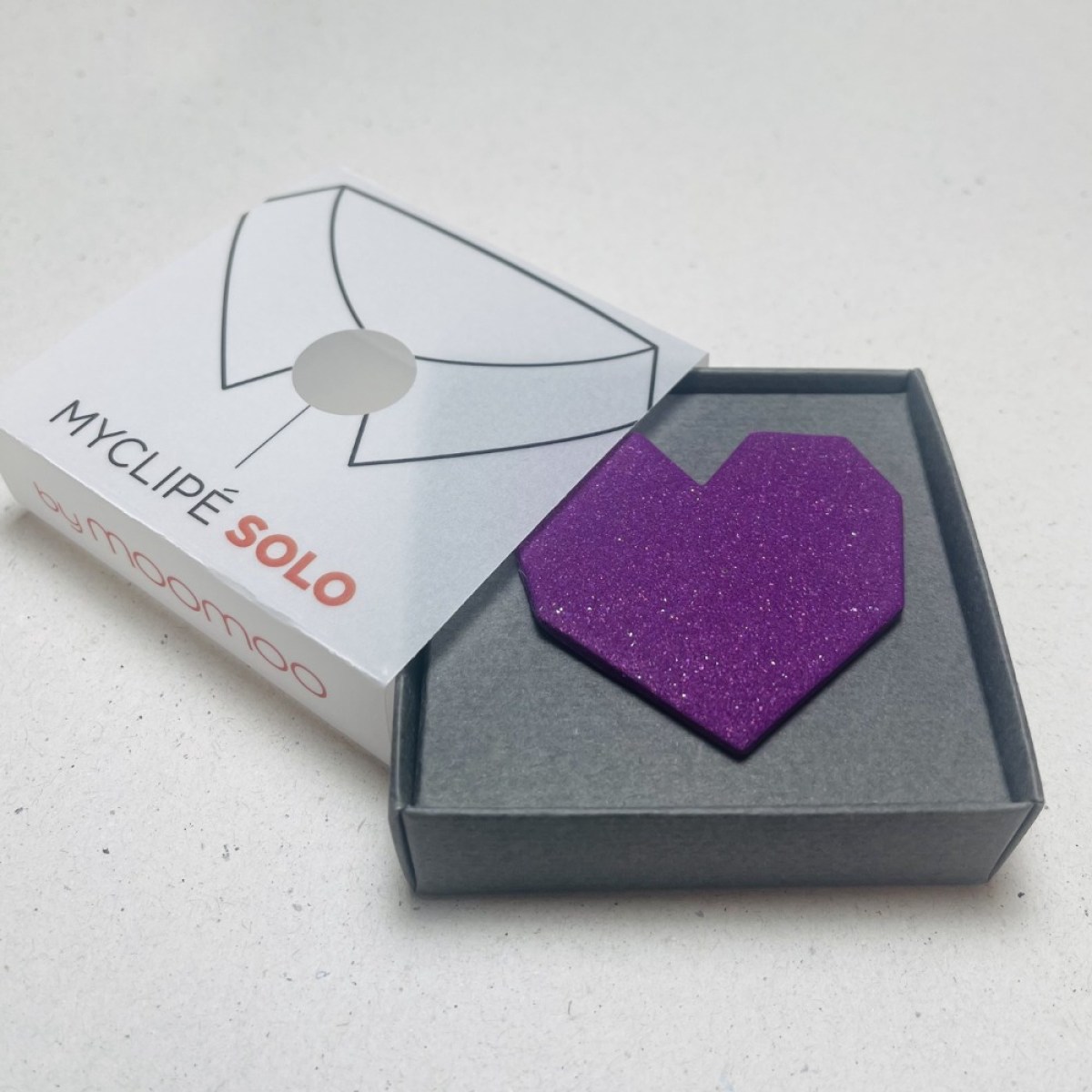 SOLO HEART METAL MAGENTA